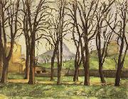 Chestnut Trees at the jas de Bouffan in Winter Paul Cezanne